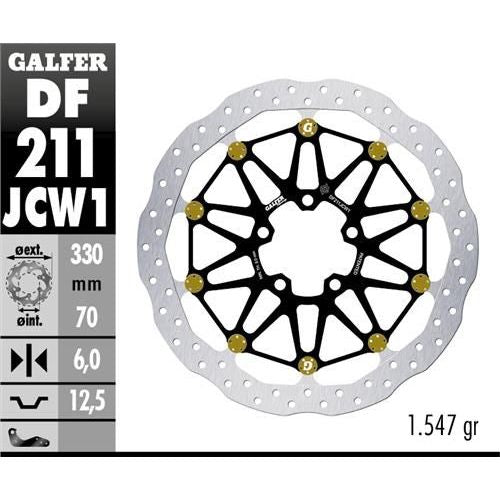 GALFER R Floatech – Bremsscheibe 330 × 6 mm (SET)
